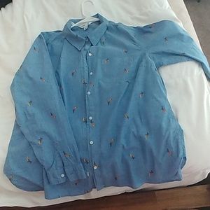 Blouse with Parrots